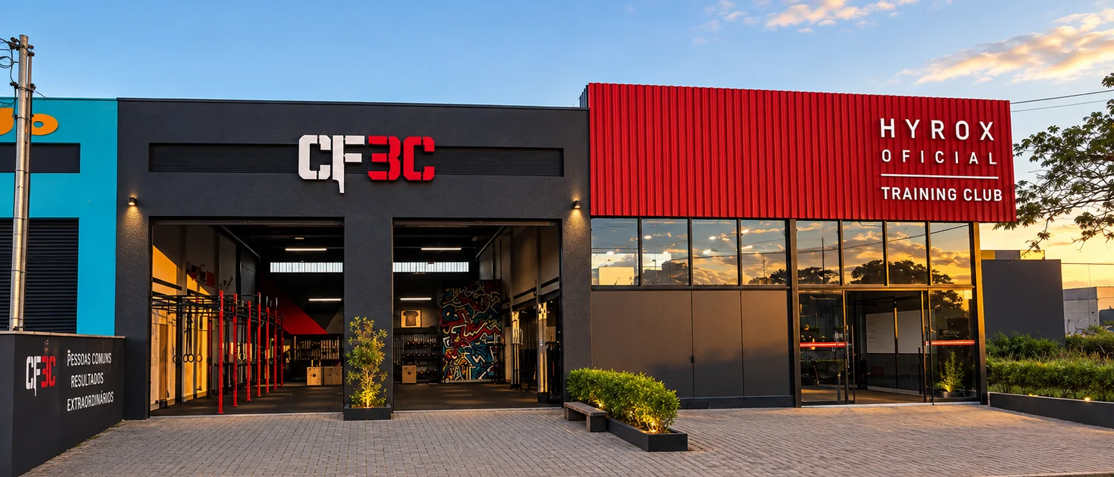 Fachada do CF3C em Três Corações